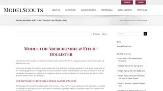 Be a Model Abercrombie Fitch Hollister | ModelScouts.com