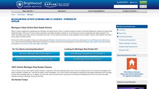 Michigan Online Real Estate School - Licensing, Exam Prep, & CE