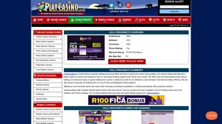 Hollywoodbets South African Licenced Online SportsBetting