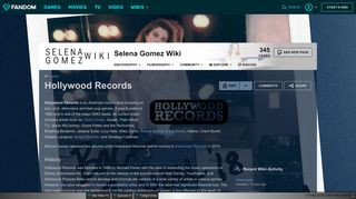 Hollywood Records | Selena Gomez Wiki | FANDOM powered by Wikia