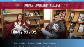 Library Services - Holmes Community College