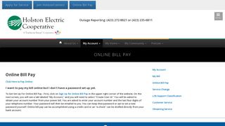 Online Bill Pay | Holston Electric Cooperative, Inc.