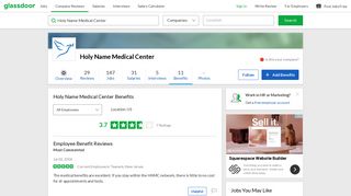 Holy Name Medical Center Employee Benefits and Perks | Glassdoor