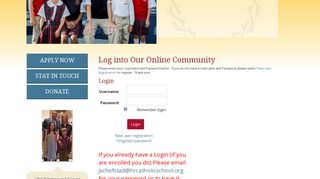 User Login - Holy Redeemer - Holy Redeemer Catholic School