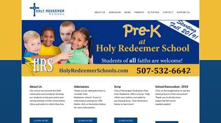 Holy Redeemer Catholic School - Marshall, MN - Home
