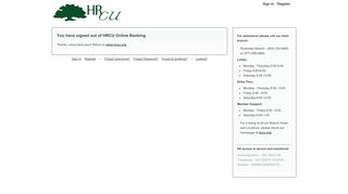 HRCU Online Banking