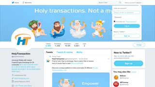 HolyTransaction (@holytransaction) | Twitter