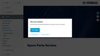 Spare Parts Service | HOMAG