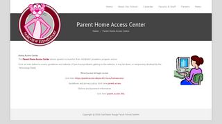 Parkview Elementary | Parent Home Access Center