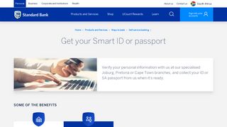 Get your Smart ID or passport | Standard Bank