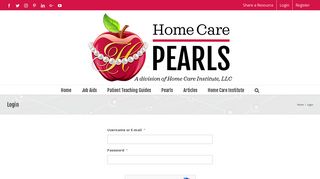 Remember to register and/or login to view and ... - Home Care Pearls