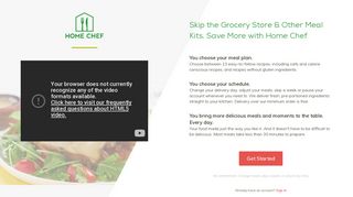 Skip the Grocery Store & Other Meal Kits. Save More with Home Chef