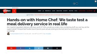Hands-on with Home Chef: We taste test a meal delivery service in ...