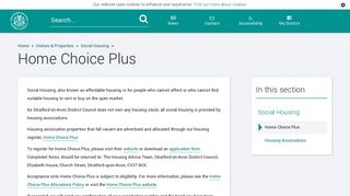 Home Choice Plus | Stratford-on-Avon District Council