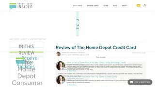 2019 Review: The Home Depot Credit Card - Good for Home ...