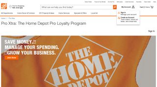 Pro Xtra Loyalty Program for Contractors ... - The Home Depot