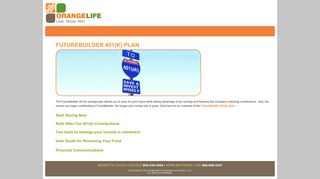 Home Depot Live The Orange Life | FutureBuilder 401(k) Plan