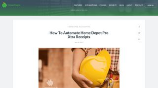 How To Automate Home Depot Pro Xtra Receipts - Greenback.com