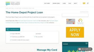 The Home Depot Project Loan - Credit Card Insider