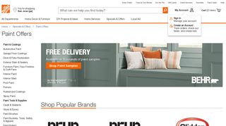Paint Offers | The Home Depot