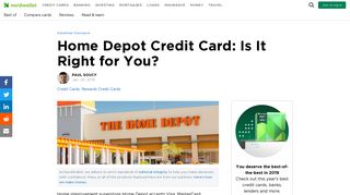 Home Depot Credit Card: Is It Right for You? - NerdWallet