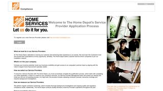 People Compliance ~Service Provider Application