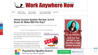 Home Income System Review: Is It A Scam Or Make $6K Per Day ...