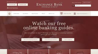 Exchange Bank: Home