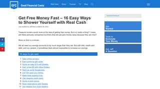 Get Free Money Fast: 16 Sites That Will Get You $2,100 (or MORE)