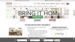 Financing Options - HOM Furniture