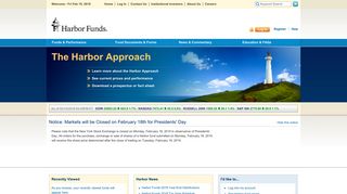 Welcome to Harbor Funds