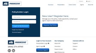 Login - American Strategic Insurance