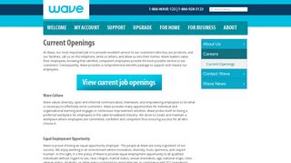 Careers in Broadband and Customer Service with Wave ... - Wave Home