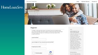 Create Account - HomeLoanServ Borrower Connection