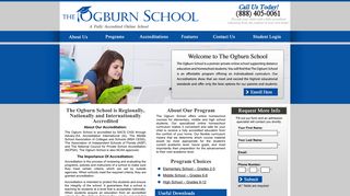 The Ogburn School - SACS-CASI Accredited, Home School, Distance ...