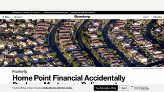 Home Point Financial Accidentally Declares Mortgages Delinquent ...