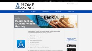 Mobile Banking - Home Savings Bank