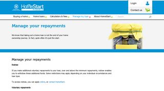 Existing customers - manage your repayments - HomeStart Finance