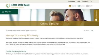 Online Banking | 24/7 Access to Your Accounts | Home State Bank