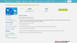 Home Trust Secured Annual Fee Visa Card - Apply Online | Ratehub.ca