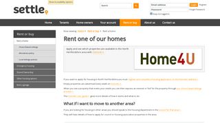 Rent a home - settle