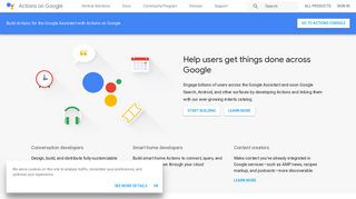 Actions on Google | Actions on Google | Google Developers