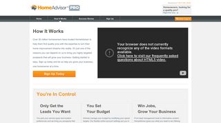 HomeAdvisor Leads | Growing Your Business - HomeAdvisor Pro