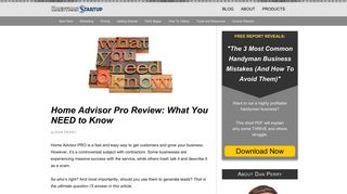 Home Advisor PRO Reviews: What you NEED to Know before ...