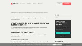 HomeAway Customer Service - Lodgify