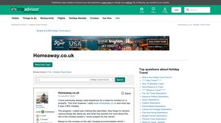 Homeaway.co.uk - Holiday Travel Message Board - TripAdvisor