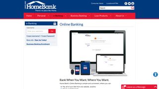 Online Banking | Home Bank