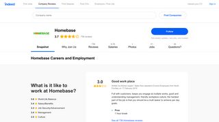 Homebase Careers and Employment | Indeed.co.uk
