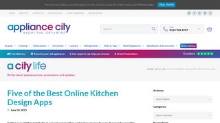 Five of the Best Online Kitchen Design Apps - Appliance City