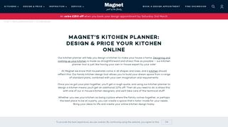 Kitchen Planner | Kitchen Design Tool | Magnet